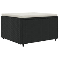 Thumbnail for 5-tlg. Garten-Lounge-Set mit Kissen Schwarz Poly Rattan