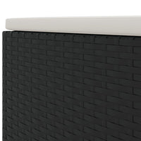 Thumbnail for 5-tlg. Garten-Lounge-Set mit Kissen Schwarz Poly Rattan