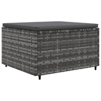 Thumbnail for 5-tlg. Garten-Lounge-Set mit Kissen Grau Poly Rattan
