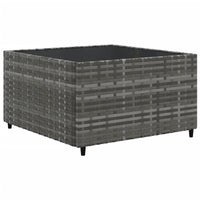 Thumbnail for 5-tlg. Garten-Lounge-Set mit Kissen Grau Poly Rattan