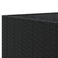 Thumbnail for 6-tlg. Garten-Lounge-Set mit Kissen Schwarz Poly Rattan