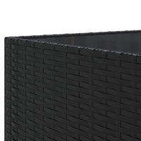 Thumbnail for 6-tlg. Garten-Lounge-Set mit Kissen Schwarz Poly Rattan