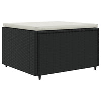 Thumbnail for 6-tlg. Garten-Lounge-Set mit Kissen Schwarz Poly Rattan