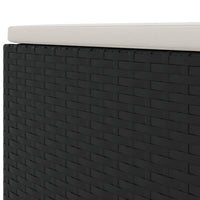 Thumbnail for 6-tlg. Garten-Lounge-Set mit Kissen Schwarz Poly Rattan