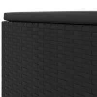 Thumbnail for 6-tlg. Garten-Lounge-Set mit Kissen Schwarz Poly Rattan