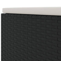 Thumbnail for 7-tlg. Garten-Lounge-Set mit Kissen Schwarz Poly Rattan