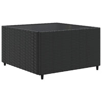 Thumbnail for 7-tlg. Garten-Lounge-Set mit Kissen Schwarz Poly Rattan