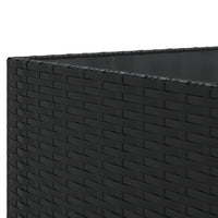 Thumbnail for 7-tlg. Garten-Lounge-Set mit Kissen Schwarz Poly Rattan