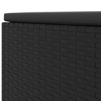 Thumbnail for 7-tlg. Garten-Lounge-Set mit Kissen Schwarz Poly Rattan
