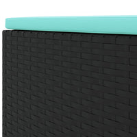 Thumbnail for 7-tlg. Garten-Lounge-Set mit Kissen Schwarz Poly Rattan