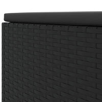 Thumbnail for 8-tlg. Garten-Lounge-Set mit Kissen Schwarz Poly Rattan
