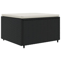 Thumbnail for 6-tlg. Garten-Lounge-Set mit Kissen Schwarz Poly Rattan