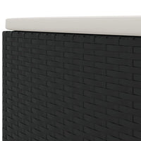 Thumbnail for 6-tlg. Garten-Lounge-Set mit Kissen Schwarz Poly Rattan