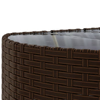 Thumbnail for 7-tlg. Garten-Sofagarnitur mit Kissen Braun Poly Rattan
