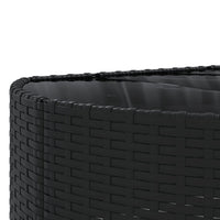 Thumbnail for 8-tlg. Garten-Sofagarnitur mit Kissen Schwarz Poly Rattan