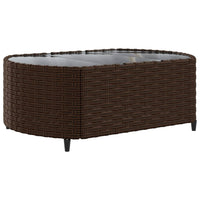 Thumbnail for 6-tlg. Garten-Sofagarnitur mit Kissen Braun Poly Rattan