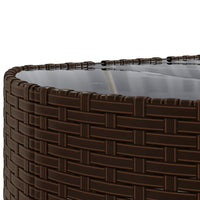 Thumbnail for 6-tlg. Garten-Sofagarnitur mit Kissen Braun Poly Rattan