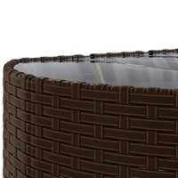 Thumbnail for 9-tlg. Garten-Sofagarnitur mit Kissen Braun Poly Rattan