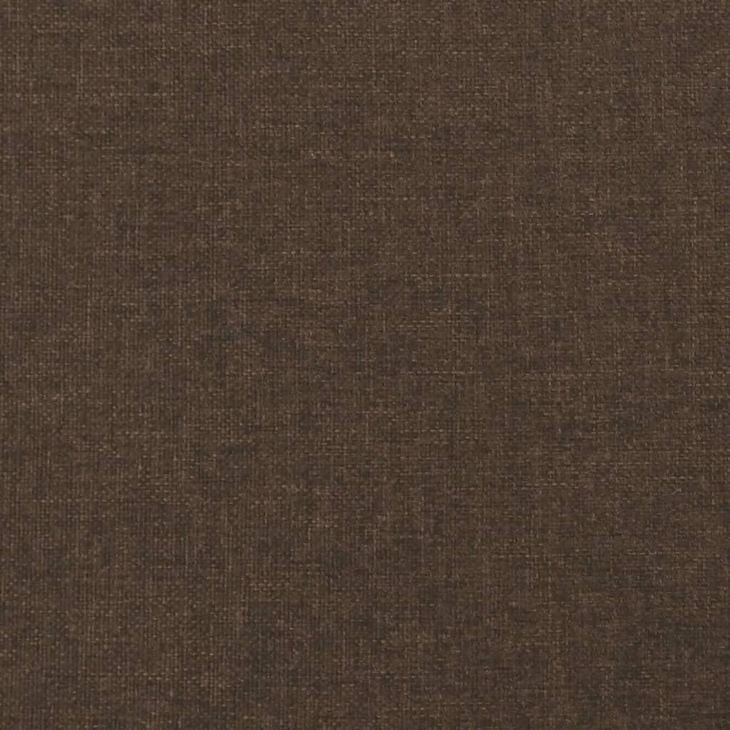 Taschenfederkernmatratze für Kinder Braun 80x160 cm Stoff