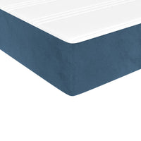 Thumbnail for Taschenfederkernmatratze für Kinder Blau 80x160 cm Samt
