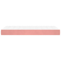 Thumbnail for Taschenfederkernmatratze Rosa 80x210x20 cm Samt