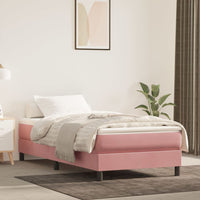 Thumbnail for Taschenfederkernmatratze Rosa 80x210x20 cm Samt