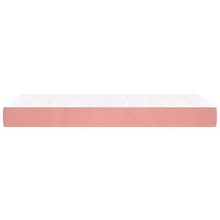 Thumbnail for Taschenfederkernmatratze Rosa 90x210x20 cm Samt