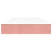 Thumbnail for Taschenfederkernmatratze Rosa 100x220x20 cm Samt