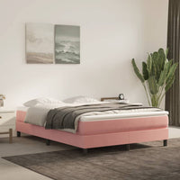 Thumbnail for Taschenfederkernmatratze Rosa 140x220x20 cm Samt