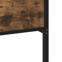 Thumbnail for Metallbett ohne Matratze Räuchereiche 100x200 cm