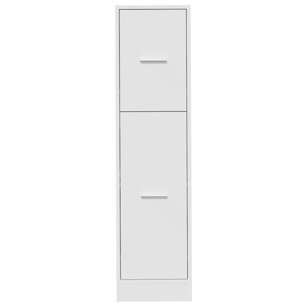 Apothekerschrank Weiß 30x41x118 cm Holzwerkstoff
