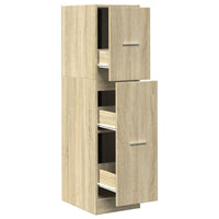 Thumbnail for Apothekerschrank Sonoma-Eiche 30x41x118 cm Holzwerkstoff