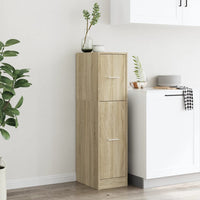 Thumbnail for Apothekerschrank Sonoma-Eiche 30x41x118 cm Holzwerkstoff