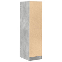 Thumbnail for Apothekerschrank Betongrau 30x41x118 cm Holzwerkstoff