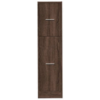 Thumbnail for Apothekerschrank Braun Eichen-Optik 30x41x118 cm Holzwerkstoff
