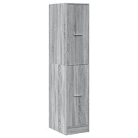 Thumbnail for Apothekerschrank Grau Sonoma 30x41x144,5 cm Holzwerkstoff