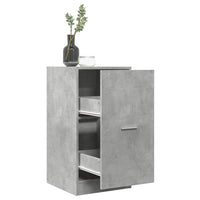 Thumbnail for Apothekerschrank Betongrau 40x41x77,5 cm Holzwerkstoff