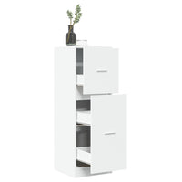 Thumbnail for Apothekerschrank Weiß 40x41x118 cm Holzwerkstoff