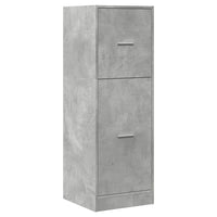 Thumbnail for Apothekerschrank Betongrau 40x41x118 cm Holzwerkstoff
