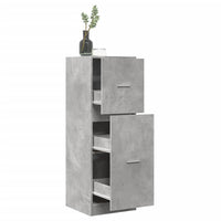 Thumbnail for Apothekerschrank Betongrau 40x41x118 cm Holzwerkstoff