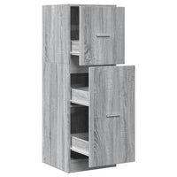 Thumbnail for Apothekerschrank Grau Sonoma 40x41x118 cm Holzwerkstoff