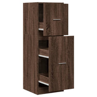 Thumbnail for Apothekerschrank Eichen-Optik 40x41x118 cm Holzwerkstoff