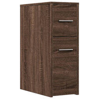 Thumbnail for Badschrank Schmal mit Rollen Eichen-Optik Holzwerkstoff