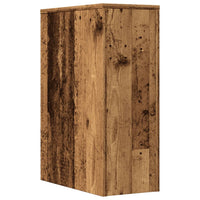 Thumbnail for Badschrank Schmal mit Rollen Altholz-Optik Holzwerkstoff