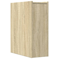 Thumbnail for Badschrank Schmal mit Rollen Sonoma-Eiche Holzwerkstoff
