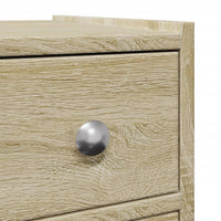 Thumbnail for Badschrank Schmal mit Rollen Sonoma-Eiche Holzwerkstoff