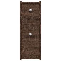 Thumbnail for Badschrank Schmal mit Rollen Eichen-Optik Holzwerkstoff