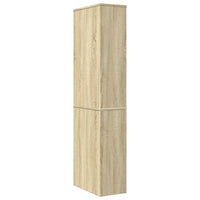 Thumbnail for Badschrank Schmal mit Rollen Sonoma-Eiche Holzwerkstoff
