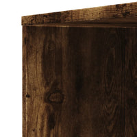 Thumbnail for Badschrank Schmal mit Rollen Räuchereiche Holzwerkstoff