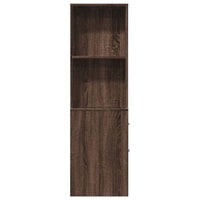 Thumbnail for Badschrank Schmal mit Rollen Eichen-Optik Holzwerkstoff